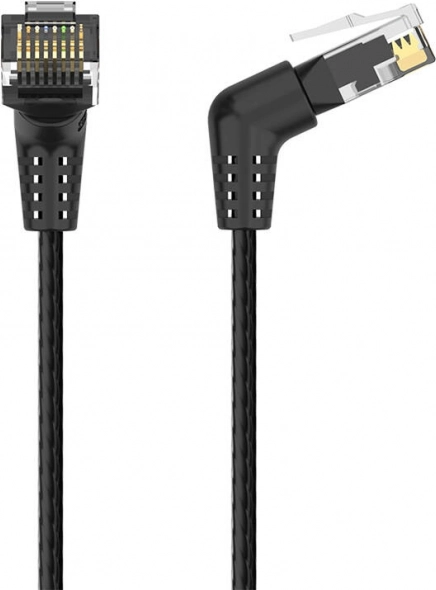 Câble réseau Vention UTP Cat6 RJ45 avec connecteur pivotant à 90°, 5 m, noir