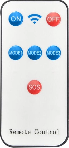 Télécommande et 3 modes d’éclairage