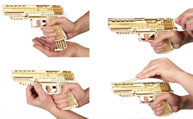 Puzzle mécanique 3D UGEARS Wolf-01
