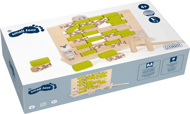 Mur vacillant en bois jeu