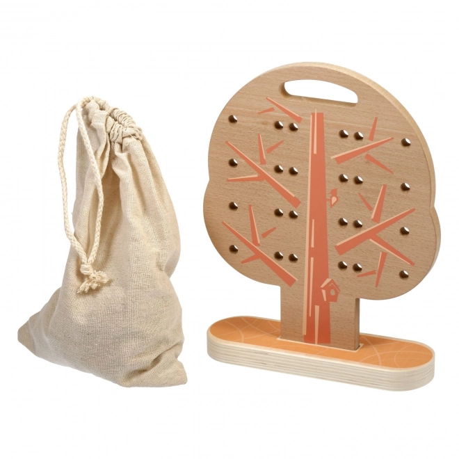 Lucy & Leo Strom - ensemble en bois à lacer et enfiler