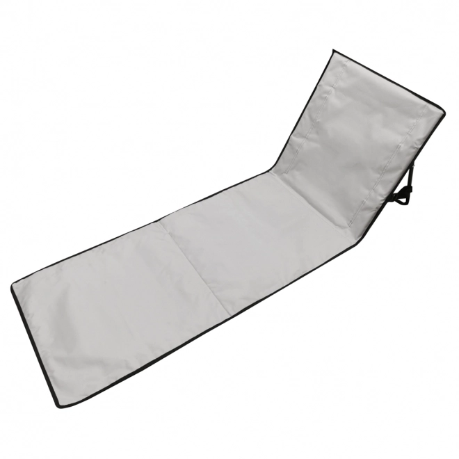 Tapis de plage avec dossier Transat de plage pliable gris