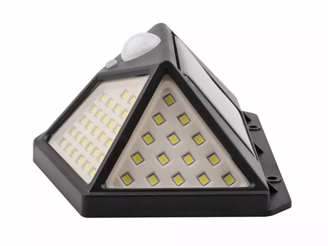 Lampe solaire avec capteur de mouvement et 100 LED