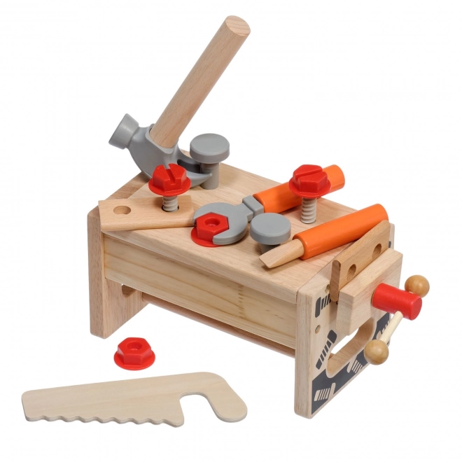 Lucy & Leo Grand charpentier - ensemble en bois d'outils avec établi