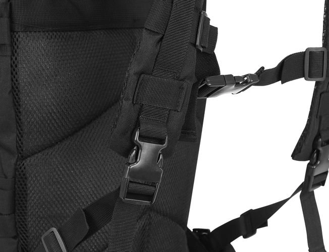 Grand sac à dos militaire noir XL