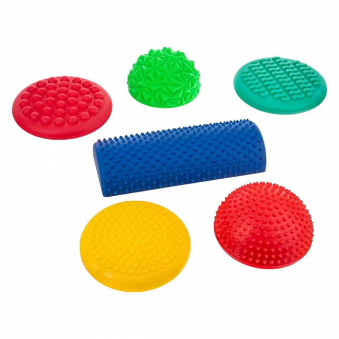 Surfaces texturées pour la stimulation sensorielle