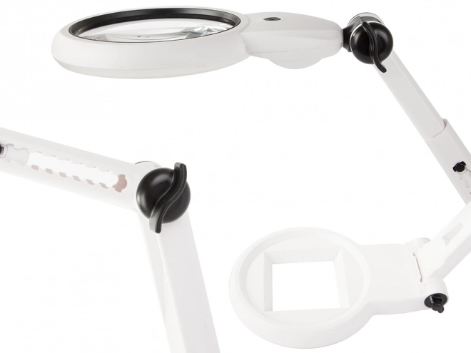 Loupe de table pour bijoutiers avec éclairage LED et alimentation USB