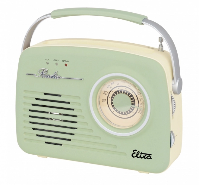 Radio rétro LUIZA SP-11 MP3 USB SD Menthe