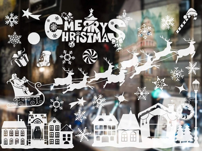 Autocollants de Noël pour fenêtres