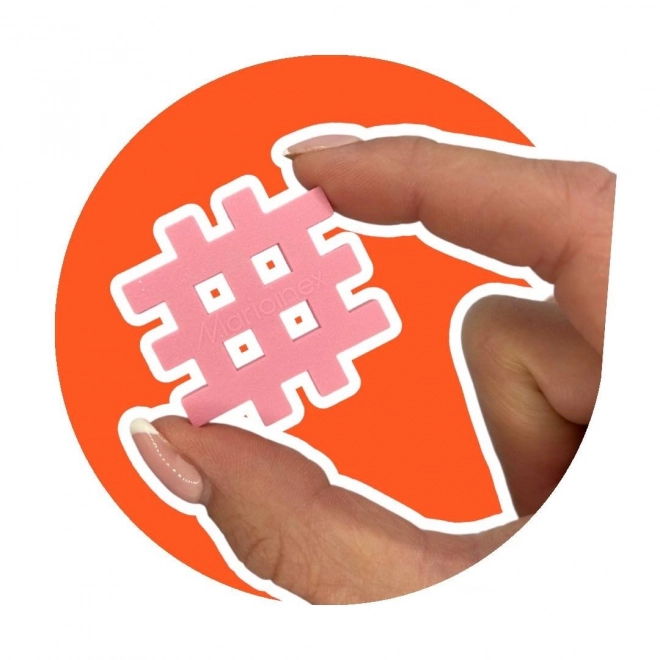 Jeu de Construction Marioinex Mini Waffle Pastel 300 pièces