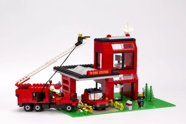 Jeu de construction Cheva 21 - Caserne de pompiers