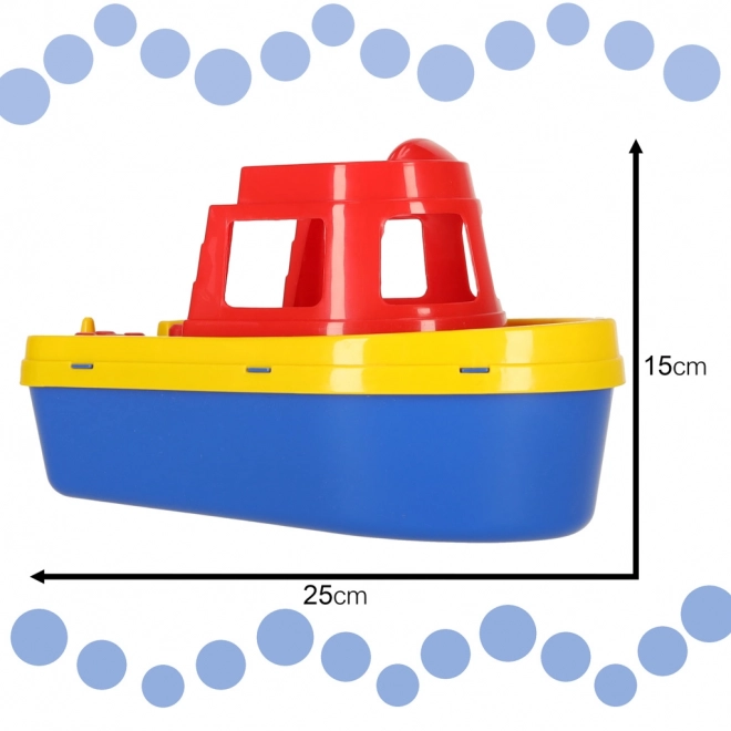 Bateau avec moules