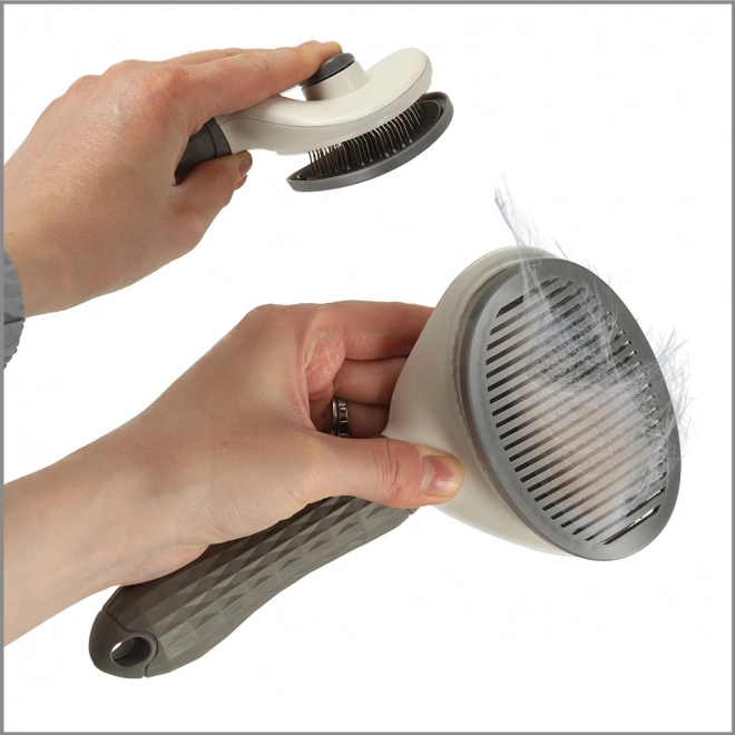 Brosse automanageante pour poils de chiens et chats
