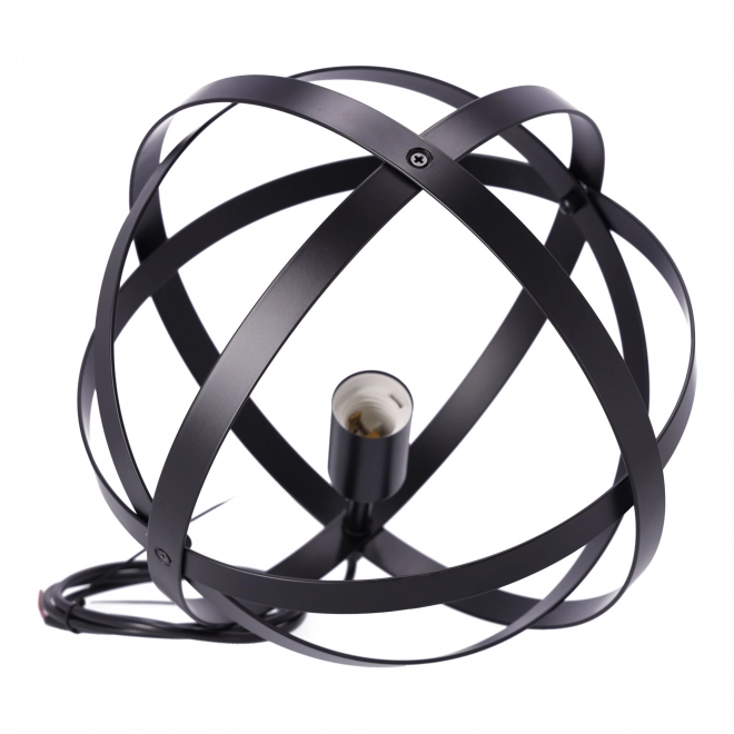 Lampe suspendue Loft, Industrielle - sphère, noire