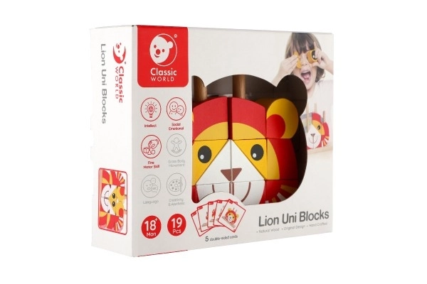 Casse-tête en bois - Lion