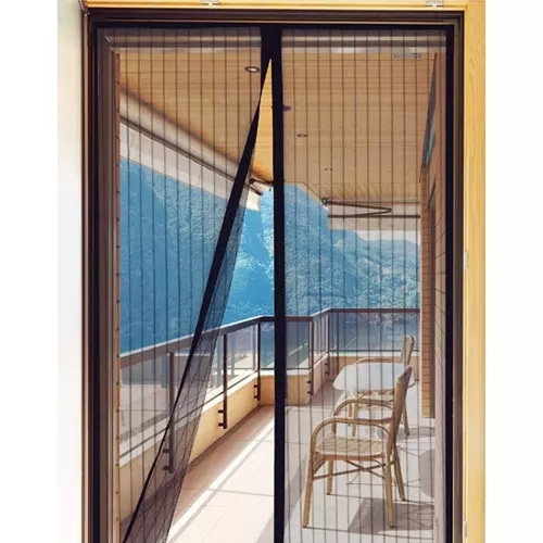 Moustiquaire auto-fermant pour porte - 100 x 210 cm