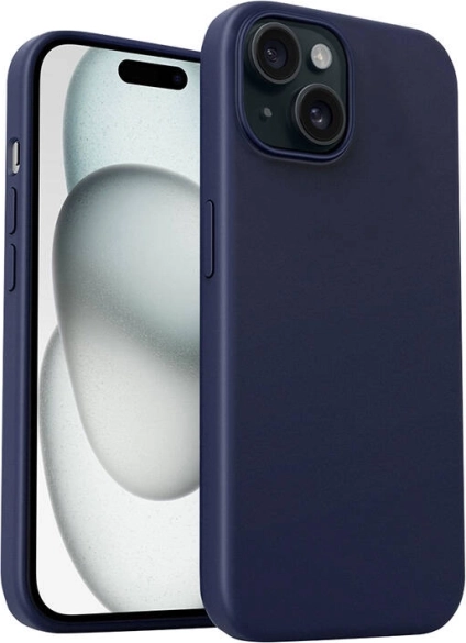 Coque de protection Aukey pour iPhone 15 Plus bleu foncé