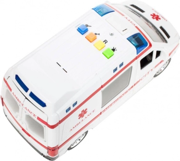 Lumières, sirènes et boutons sur le toit