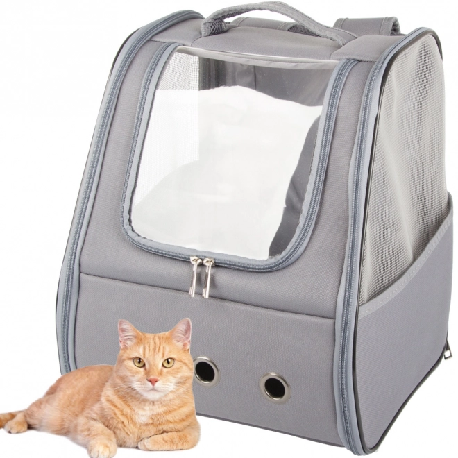 Sac à dos pour animaux de compagnie avec ventilation et fenêtre