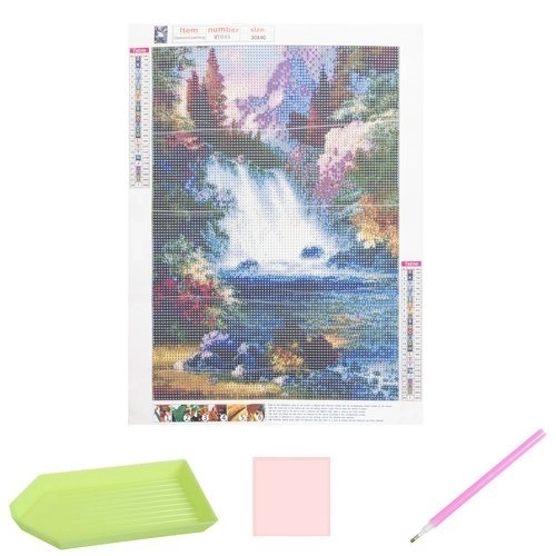 Kit de peinture au diamant - cascade