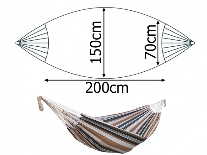 Hamac de jardin avec couverture