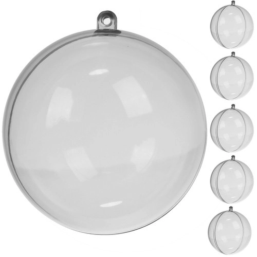 Décorations transparentes 10cm - ensemble de 5 pièces Ruhhy 22276