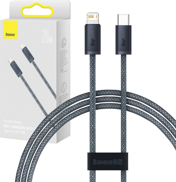 Câble Baseus Dynamic Series USB‑C vers Lightning 20W 2 m gris