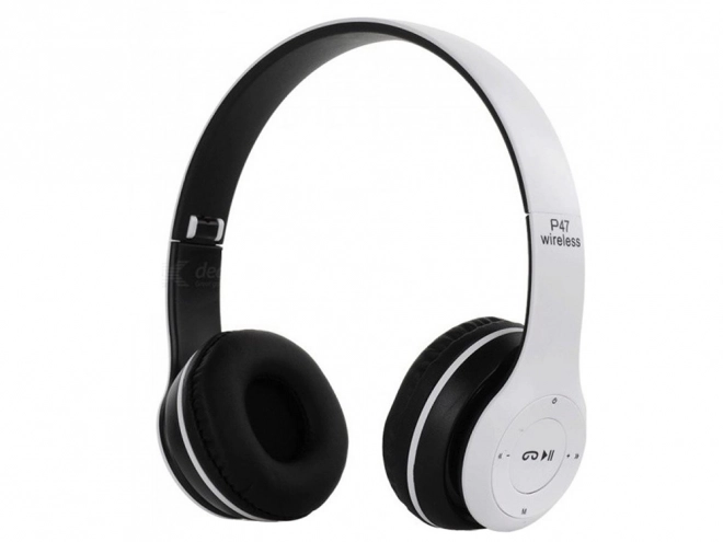 Casque sans fil p47 bluetooth microphone mp3