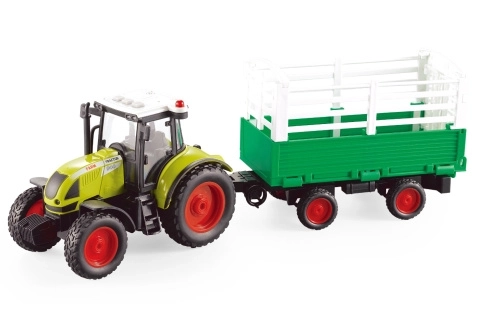 Tracteur avec remorque à batterie