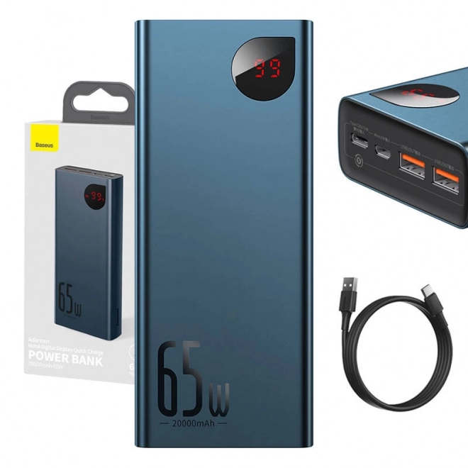 Powerbanka Baseus Adaman Metal 20000mAh