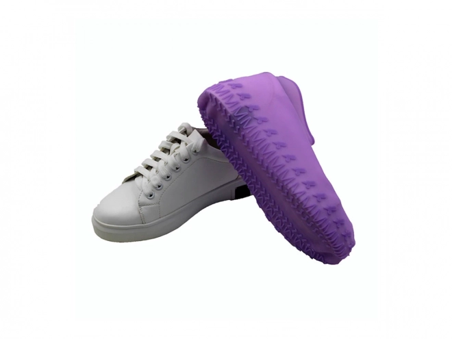 Protège-chaussures imperméables en caoutchouc taille "35-39" - blanc