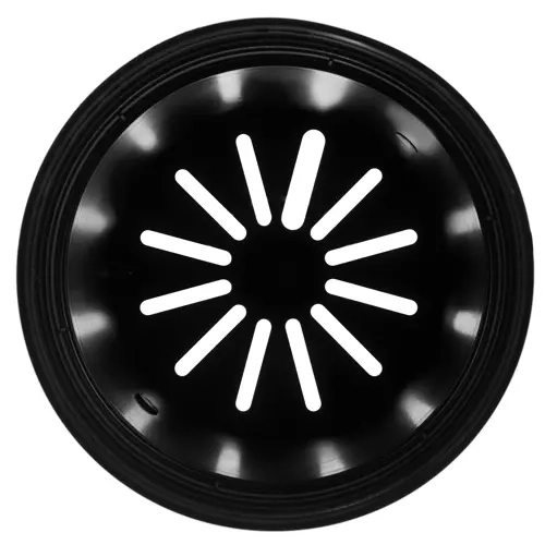 Ensemble de pots de fleurs en plastique noir - 500 pcs