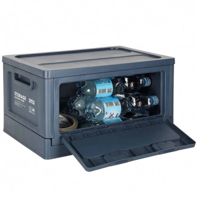 Boîte de camping - caisse pliante 25l bleu