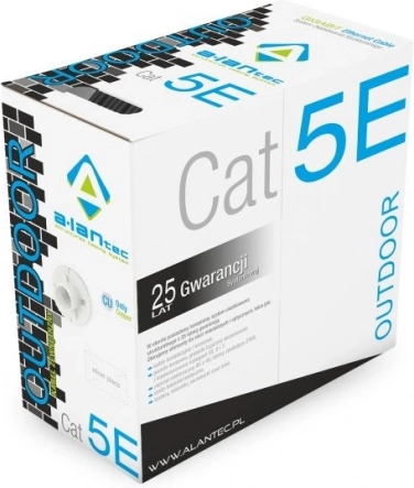 Câble U/UTP catégorie 5E pour usage extérieur 4 paires