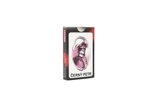 Jeu de société Černý Petr cartes dans une boîte en carton 6x9cm