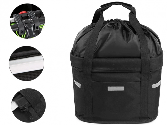 Panier en métal pour vélo avec clic