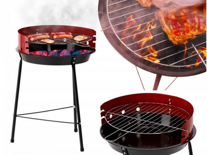 Gril de camping portable de jardin pour charbon de bois