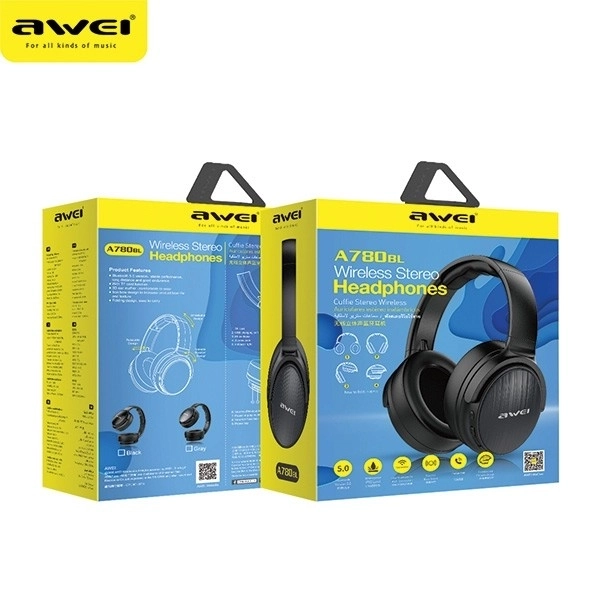 Écouteurs sans fil Bluetooth noir