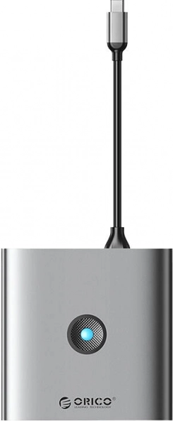 Adaptateur Orico 6‑en‑1, HDMI 4K + 2x USB‑A 3.0, USB‑C, PD 100W