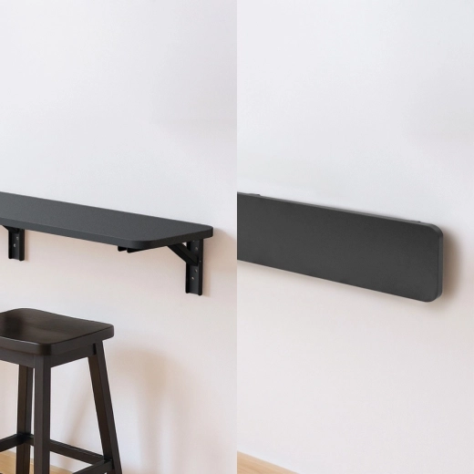 Le design rabattable économise chaque centimètre