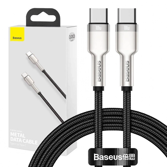 Câble USB-C Baseus 100W, 1m, noir