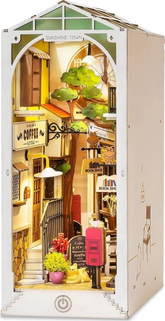 Ratelier de livres Ville du Soleil avec éclairage LED modèle 3D