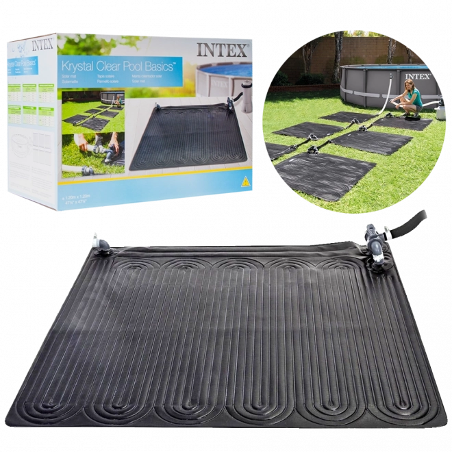 Tapis chauffant solaire pour l'eau de la piscine