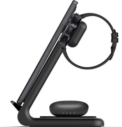 Recharge de trois appareils en même temps