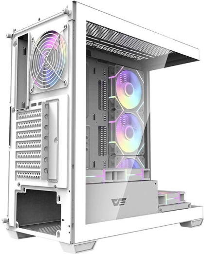 Design panoramique avec deux panneaux latéraux en verre