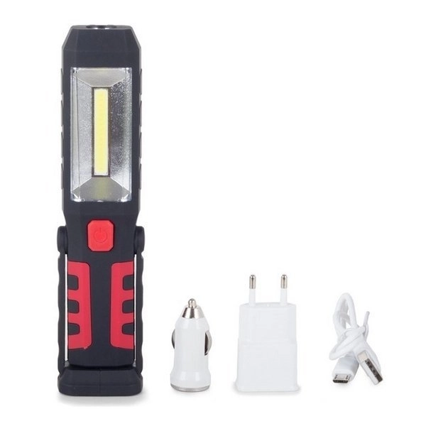 Lampe d'atelier 3-en-1 LED COB rechargeable