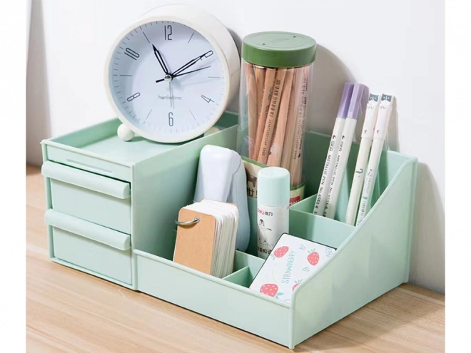Organisateur de cosmétique dans l'armoire avec deux tiroirs