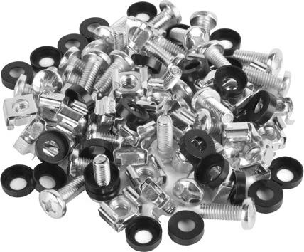 Kit de vis de montage M6 pour baies 19'' (50 pcs)