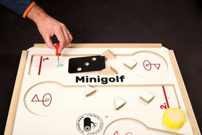 Minigolf de table en bois