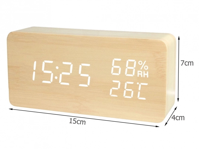 Réveil électronique moderne avec USB